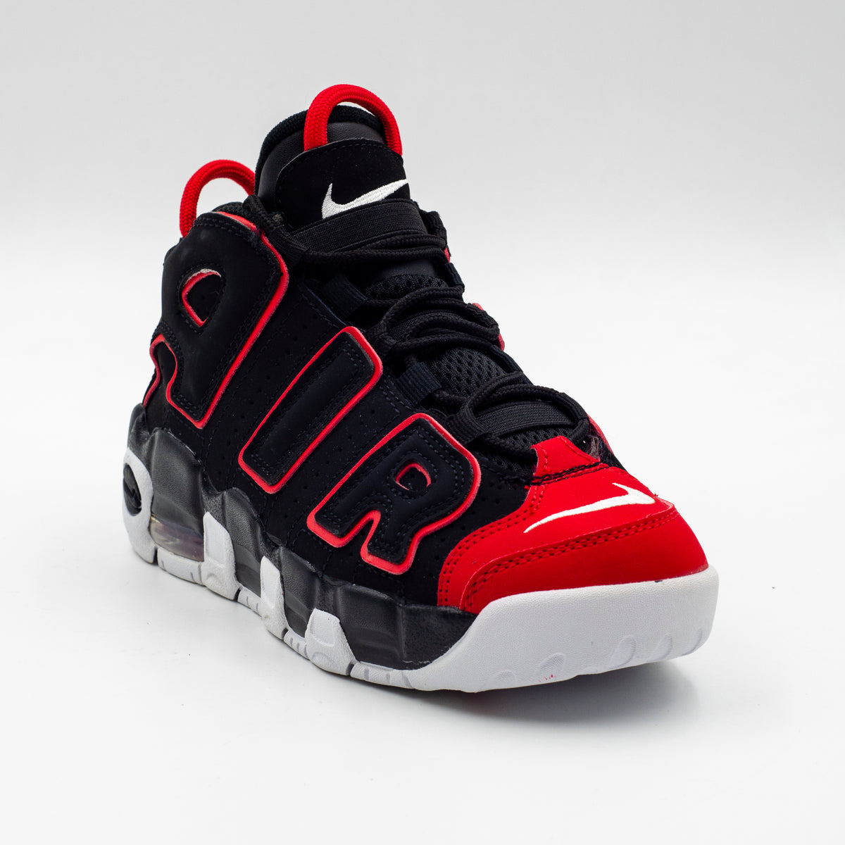Nike Air More UpTempo Negro Rojo - Main Image