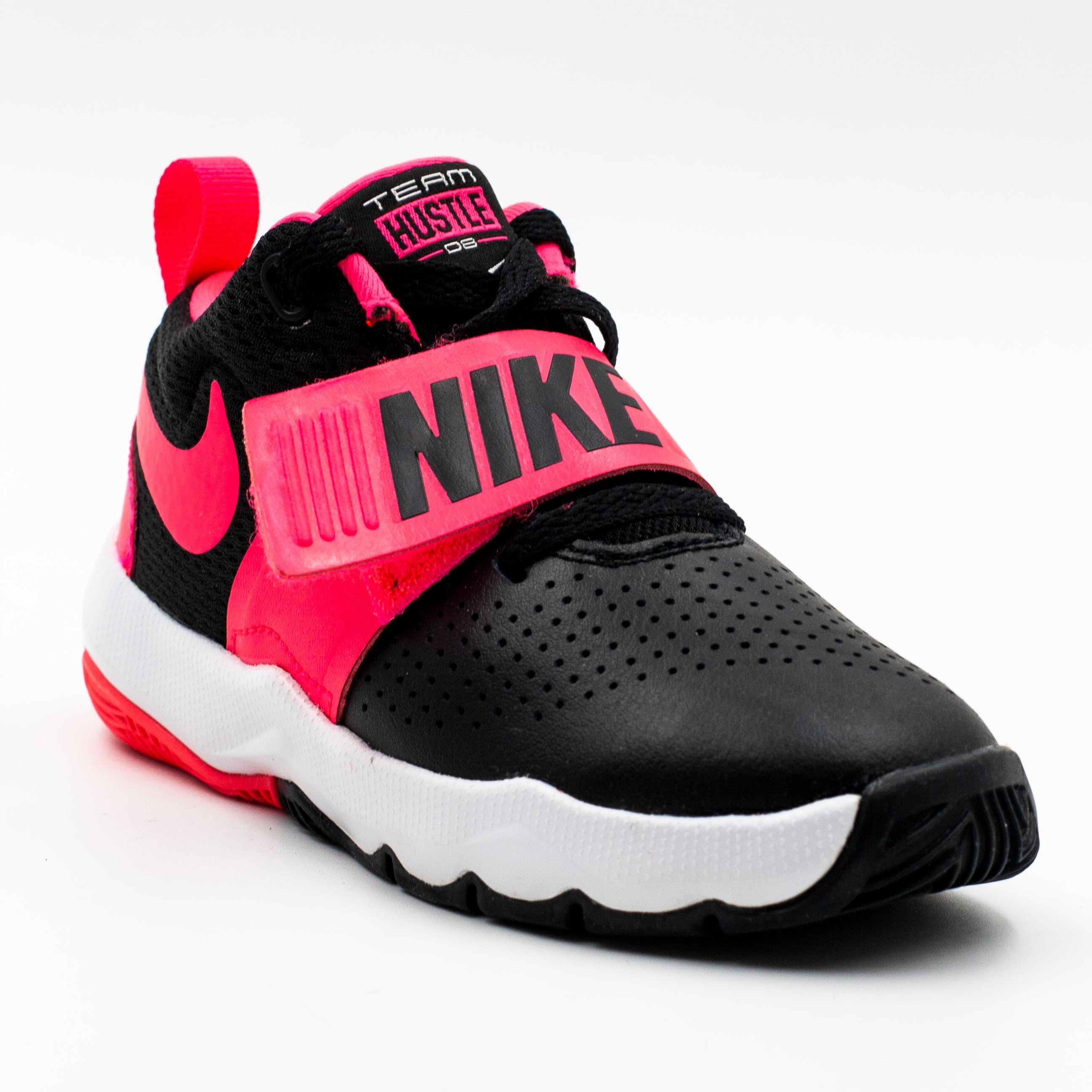 Nike Team Hustle D8 (PSV) Black Pink Zapatillas Niña Basketball