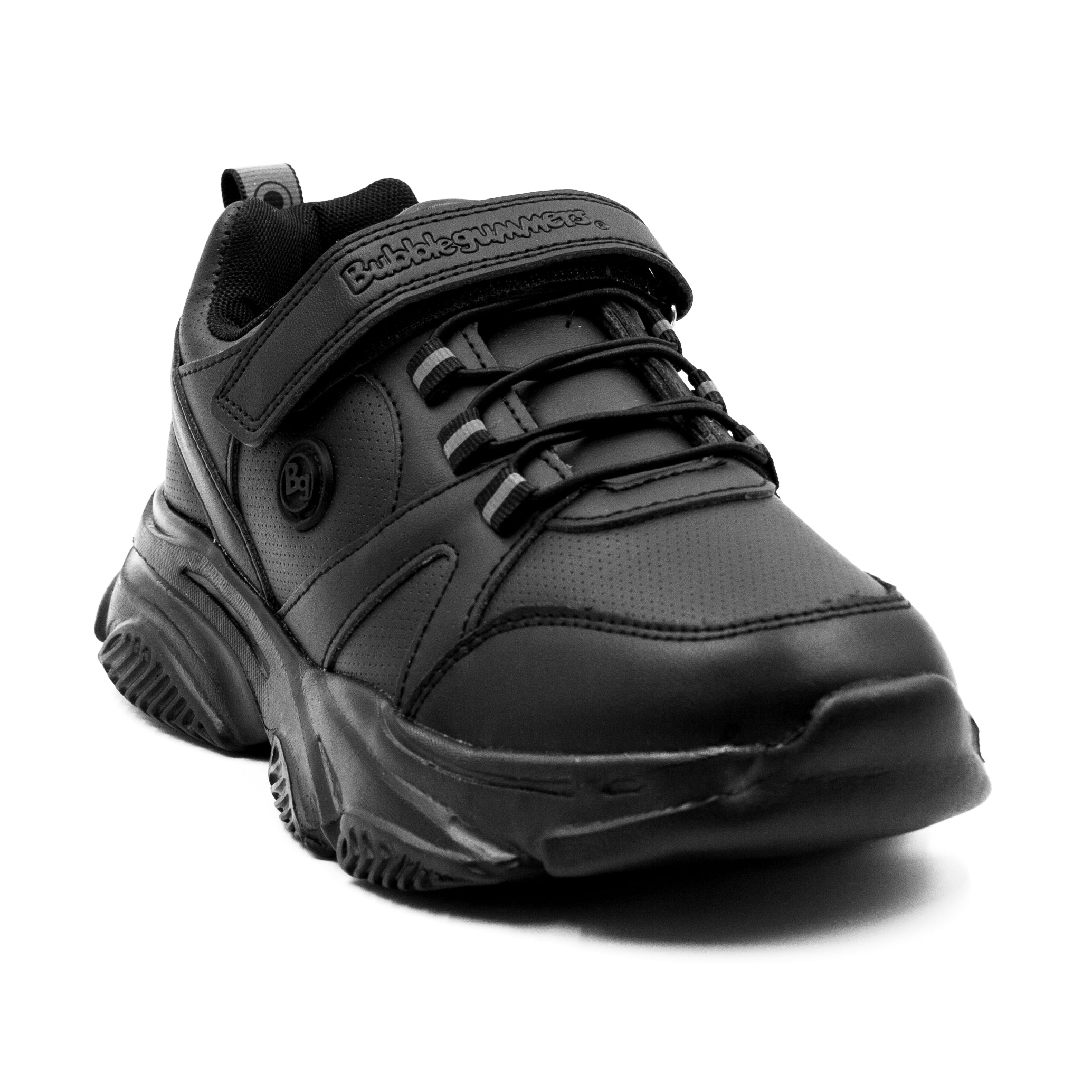Bubble Gummers Zapatilla Colegio Con Velcro Color Negro Zapateria Las bubble-gummers-zapatilla-colegio-con-velcro-color-negro-zapateria-las