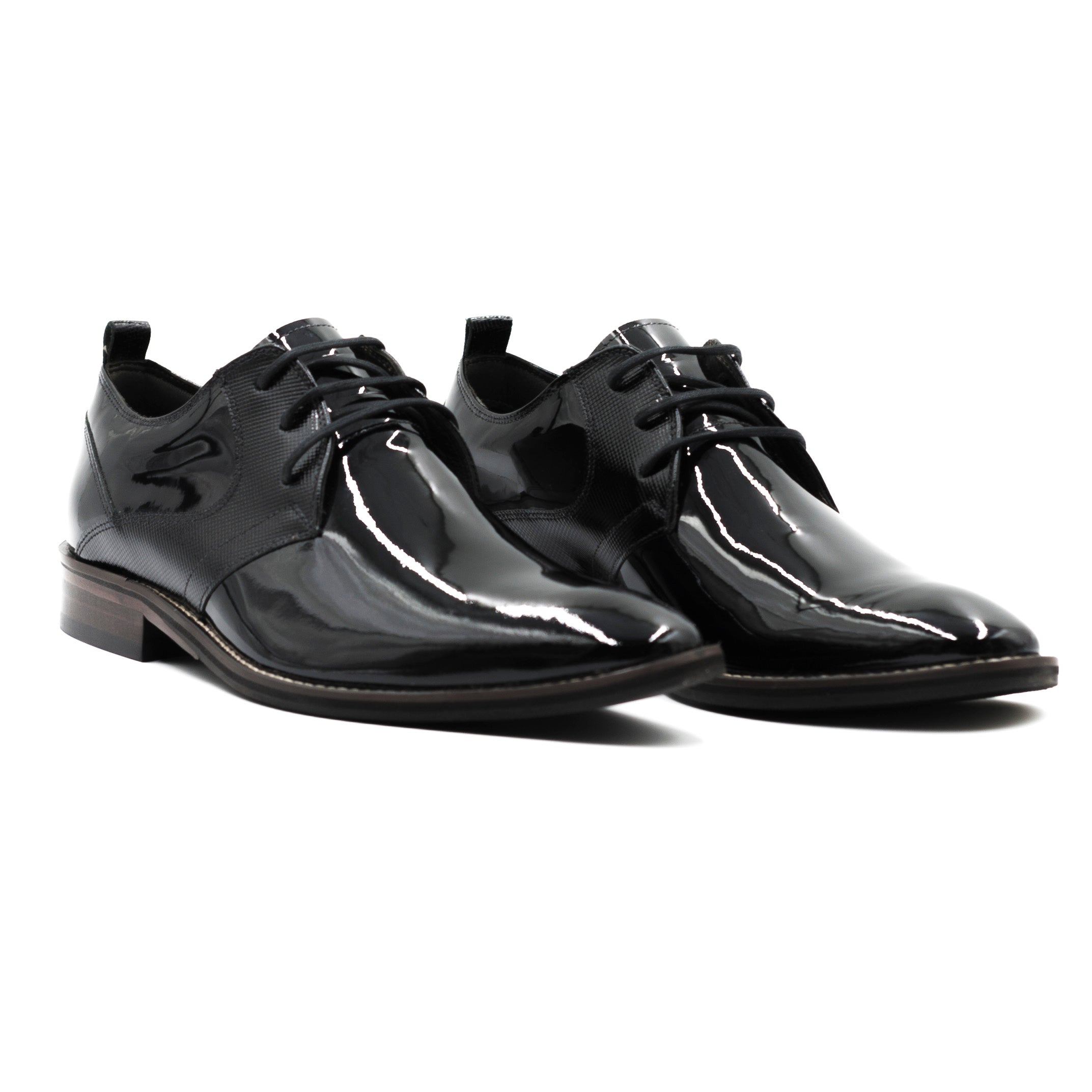Ferracini Zapatos Vestir Charol Negro Hombre Formal