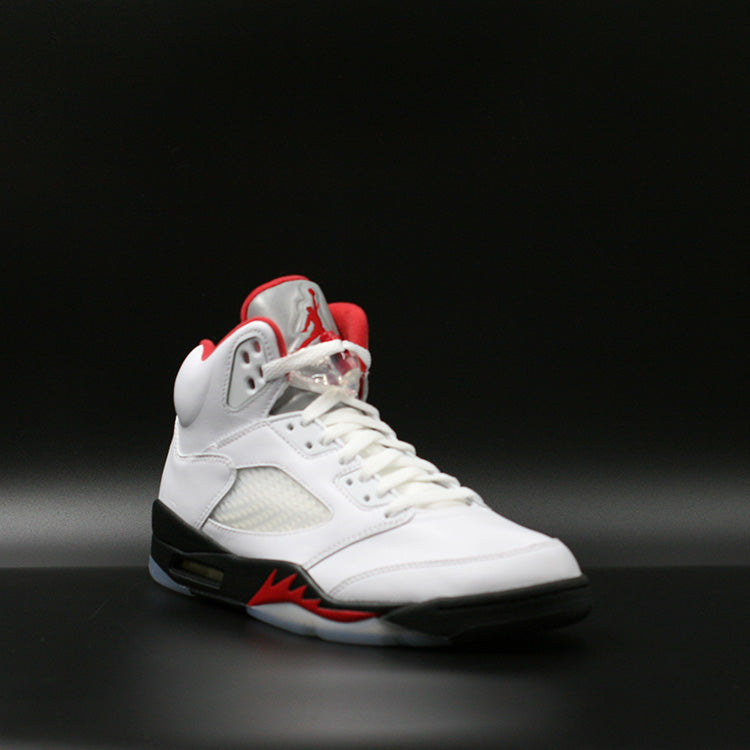 Air Jordan Retro Fire Red Silver Tonque Zapatillas Hombre Casual