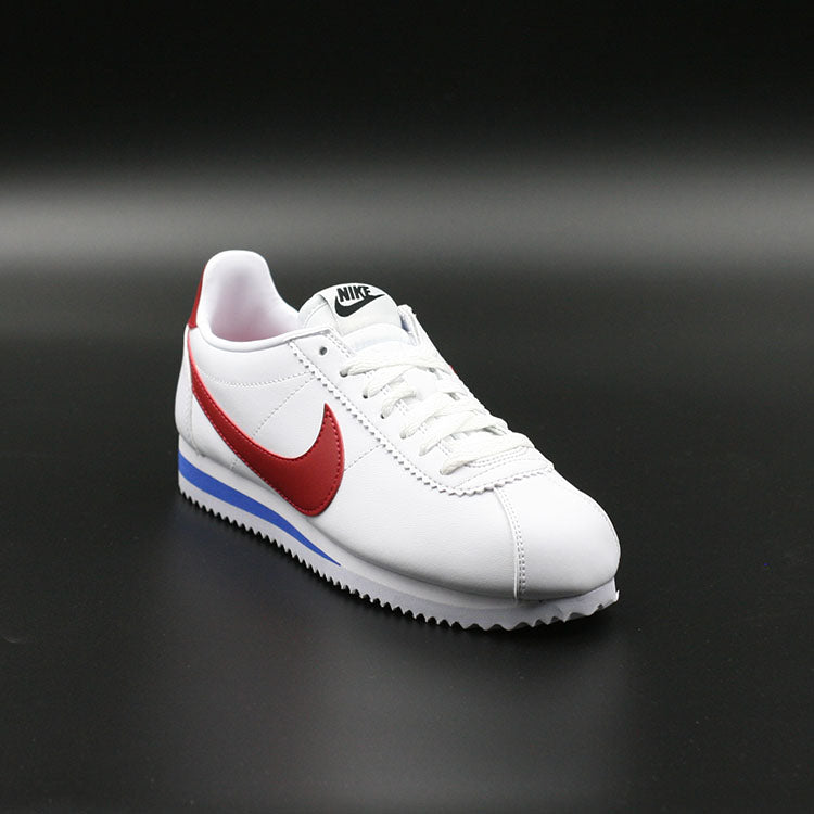 Nike Classic Cortez Leather White Varsity Red Zapatillas Mujer Casual – Las